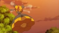 Vespiquen made its debut in Pokemon Diamond and Pearl. It was most notable for appearing on Aaron of the Elite Four's team. (Image via The Pokemon Company)